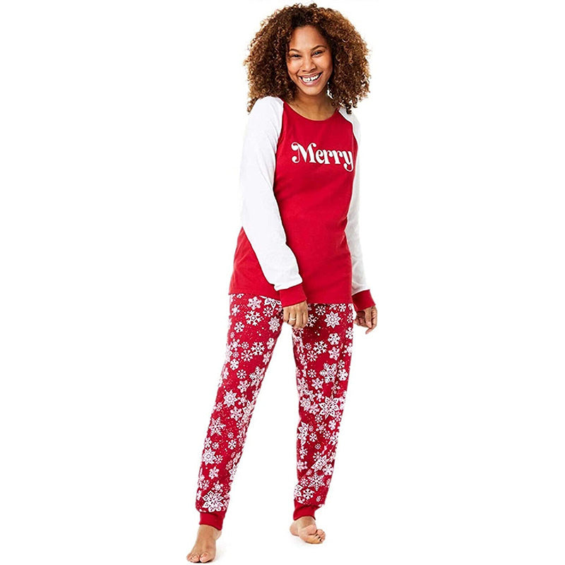 Family Pajamas Plus Merry Pajama Set Red XXL