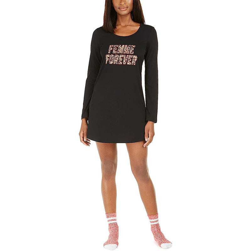 Jenni Jennifer Moore Printed Sleep Shirt and Sock Set S Femme Forever
