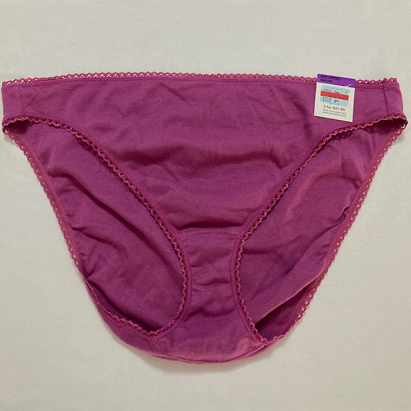 Charter Club everyday Cotton Bikini Underwear Pink 2XL