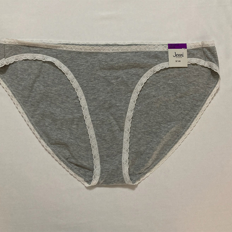 Jenni Hipster With Lace Sleep Grey Hthr 2XL