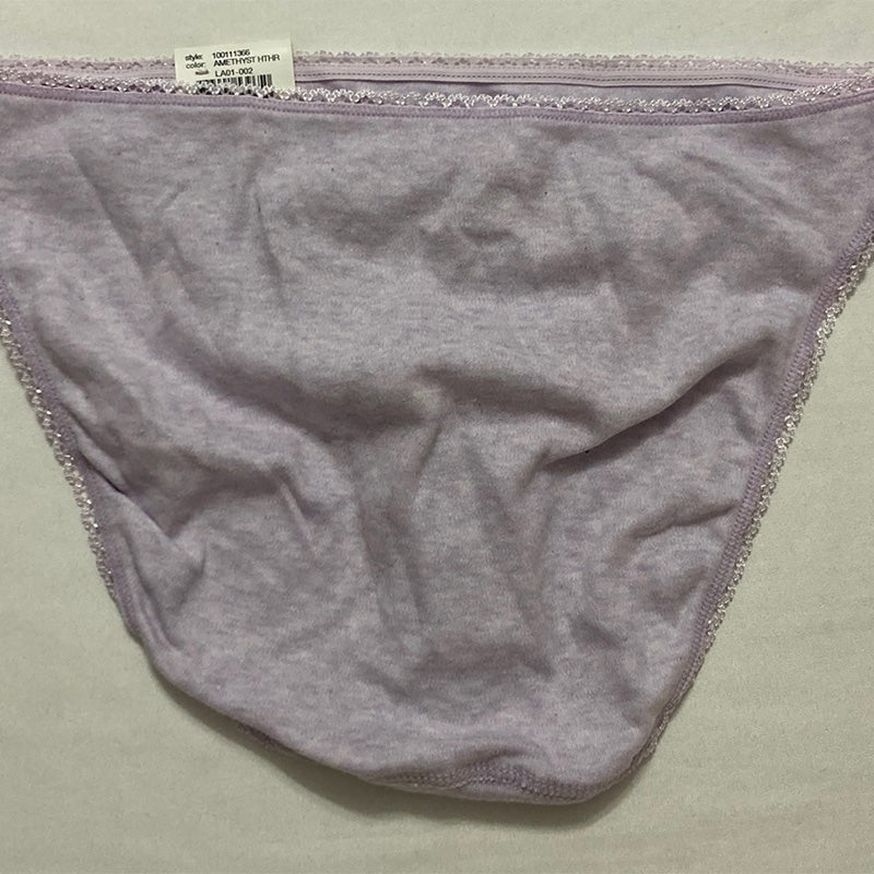 Charter Club Everyday Cotton Bikini Underwear Lilac M