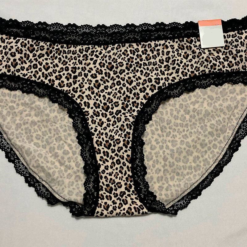 Jenni Lace Trim Hipster Underwear Wild Leo 3XL