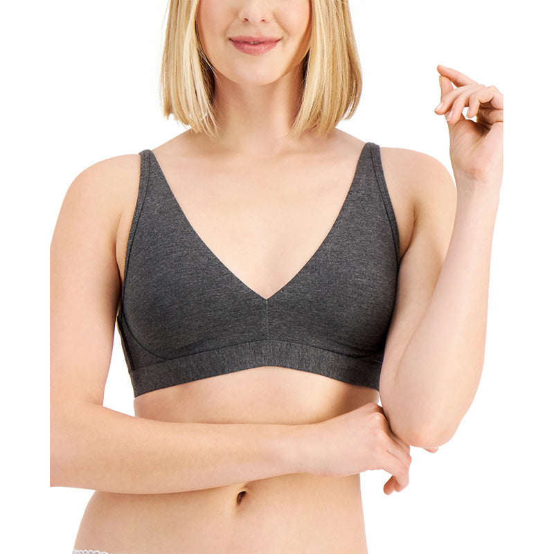 Alfani Essential Unlined Bralette Grey S