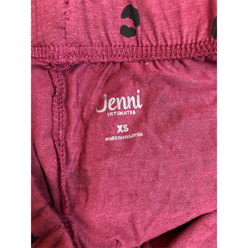 Jenni Printed Jersey Pajama Pants Simple Leo XS