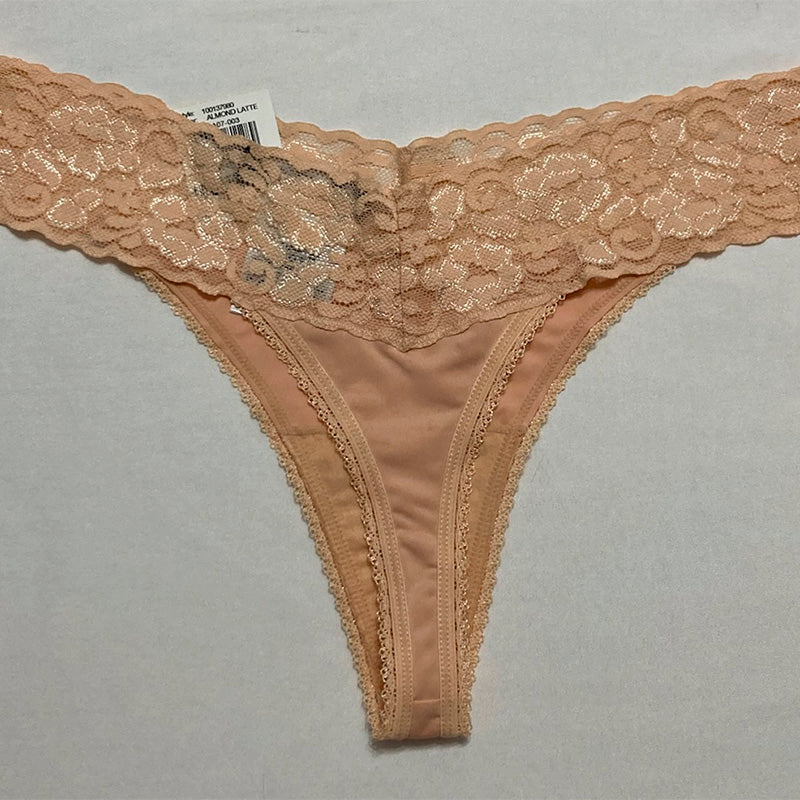 INC Lace-Trim Thong Underwear L