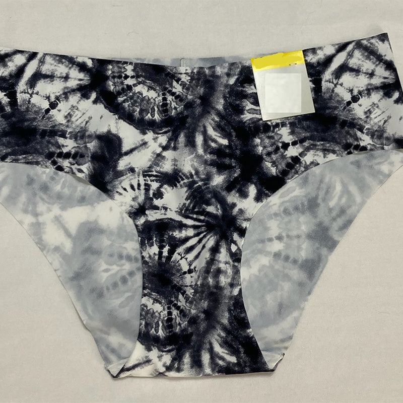 Jenni No-Show Bikini Underwear Pinwheel Tiedye L