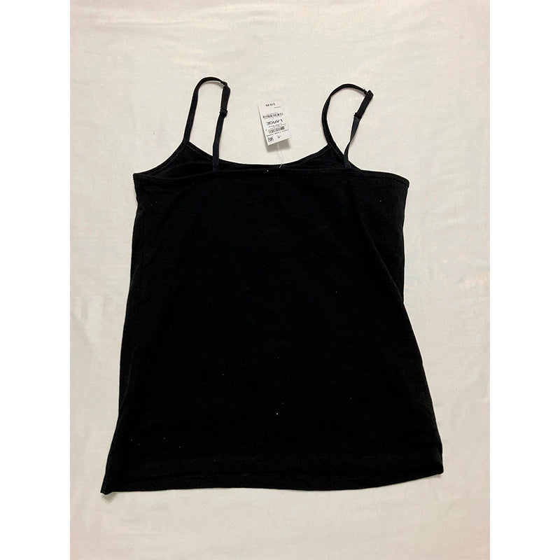 NWD Charter Club Shelf-Bra Cami Tank Black L