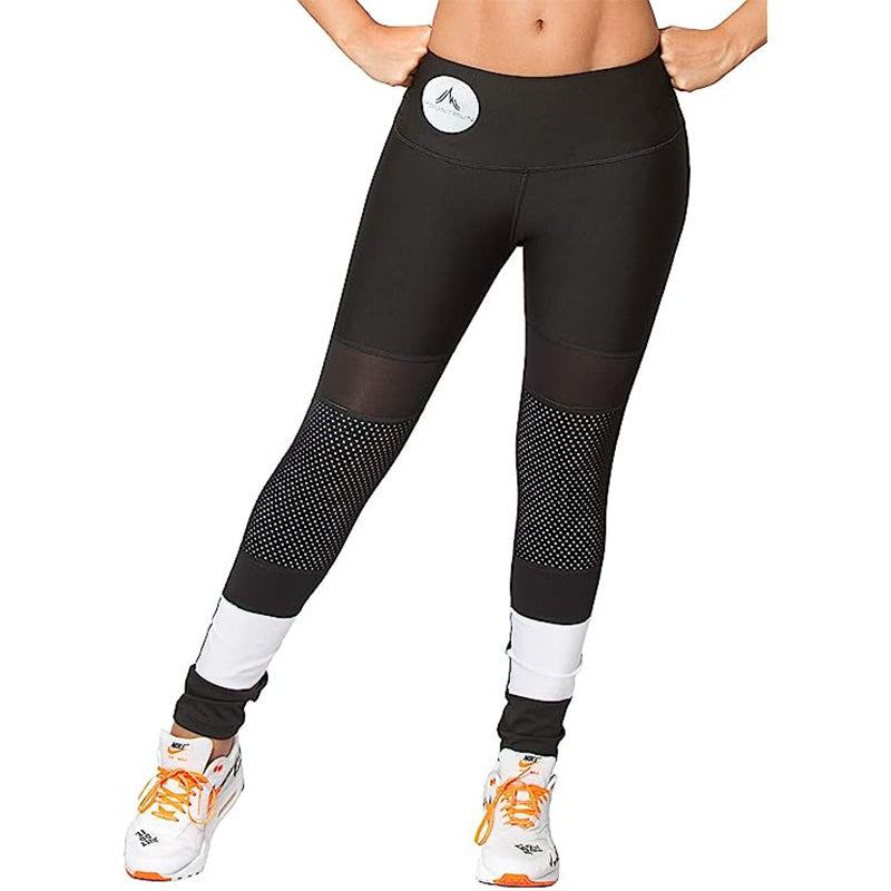 Mountrun Active Colombian Waisted High Compression Workout Shaping Leggings (Crisscross)