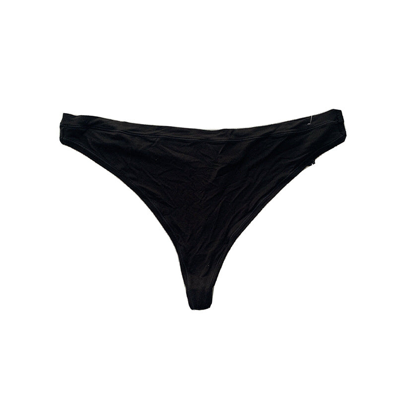 Alfani Ultra Soft Mix and Match Thong Underwear, Black, XXL