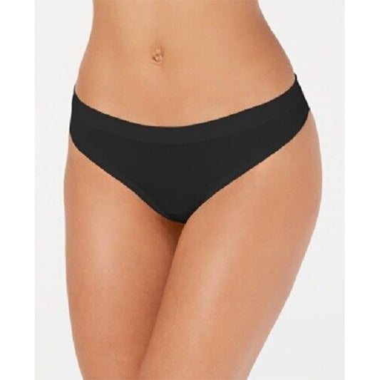 Alfani Ultra Soft Mix and Match Thong Underwear, Black, XXL