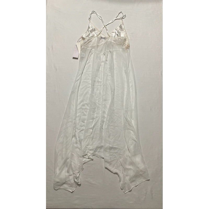 Linea Donatella Sleepwear Lace Nightgown White M