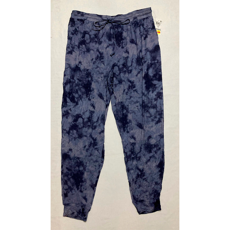 Jenni Printed Smocked Jogger Pajama Pants Nairobi Tie Dye 1X