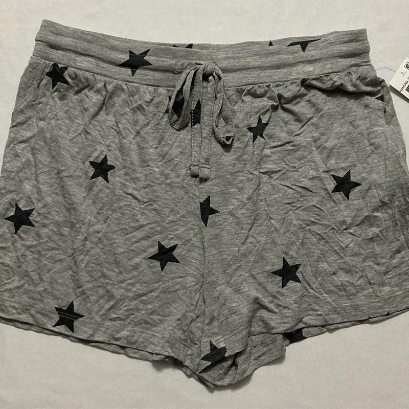 Jenni Super Soft Printed Pajama Shorts Gry Spaced Star XS