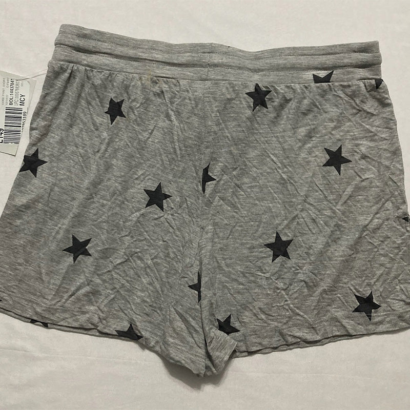 Jenni Super Soft Printed Pajama Shorts Gry Spaced Star XS