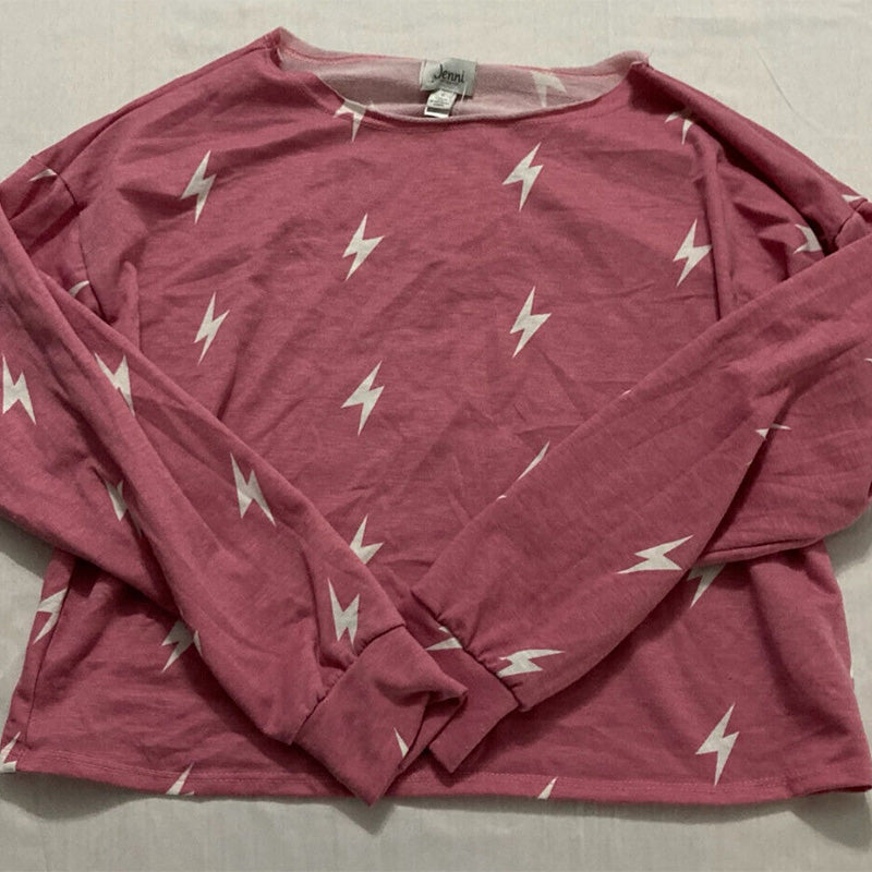 Jenni Lightning Bolt Loungewear Set Pink S