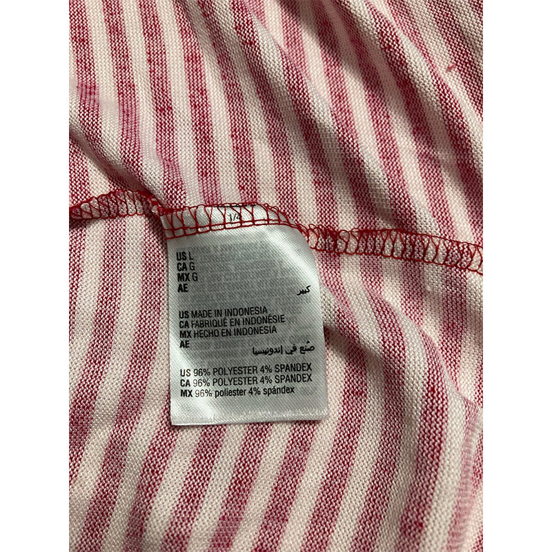 Charter Club Butter Soft Printed Sleepshirt Red Striped L