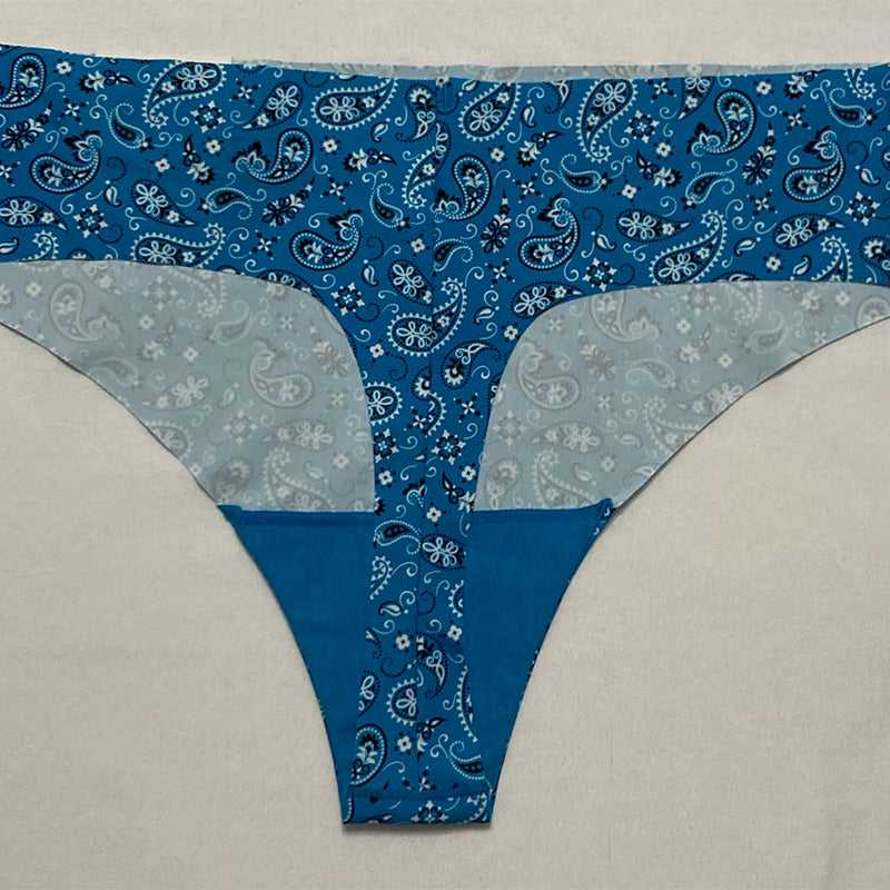 AQUA Intimates Stretch Thong Underwear L