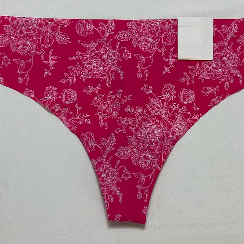 Aqua Stretch Thong Fusch Rose Toil L