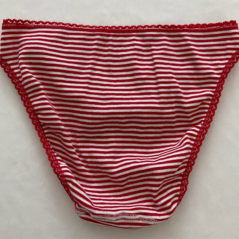 Charter Club Everyday Cotton Bikini Underwear Red S