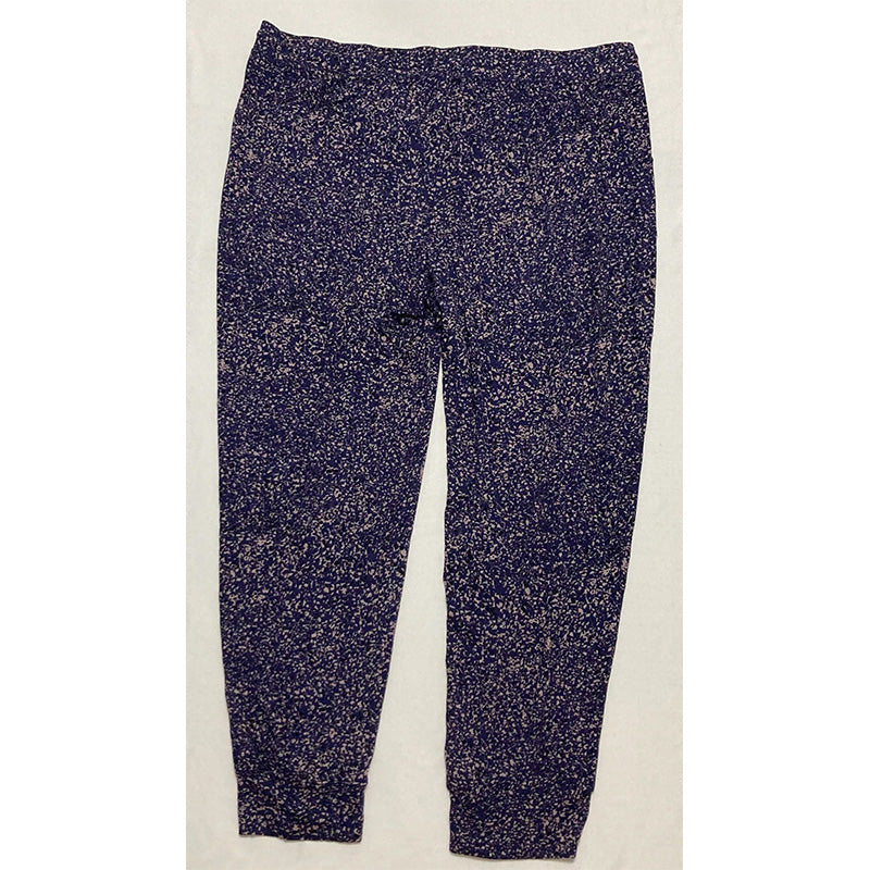 Alfani Printed Jogger Pajama Pants Abstract Animal 2XL