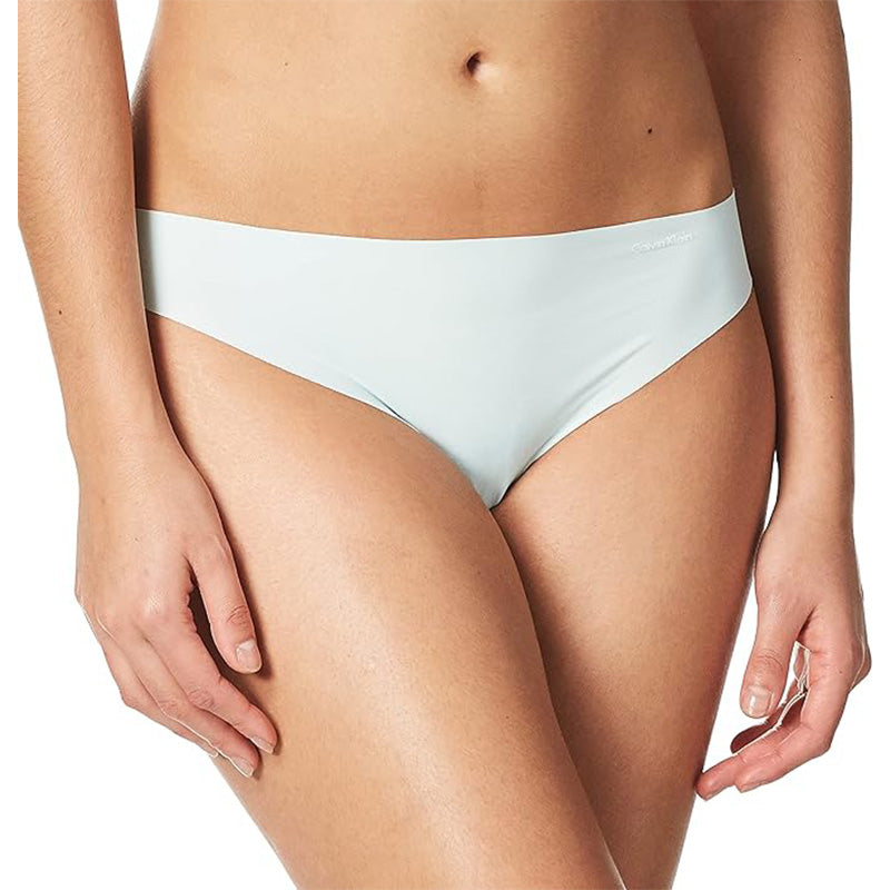 Calvin Klein Invisibles Seamless Thong Panty Aqua Luster S