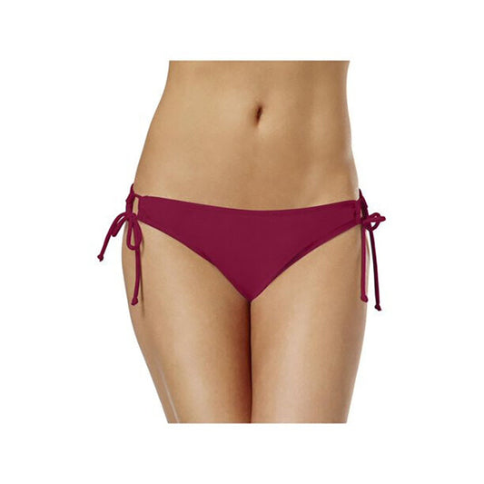 Raisins Solid Side Tie Swim Bottom Separates Red XL