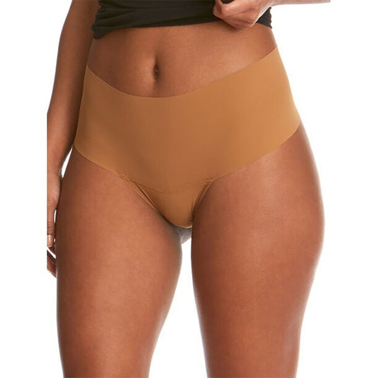 Hanky Panky Breathe High-Waist Thong Brown M