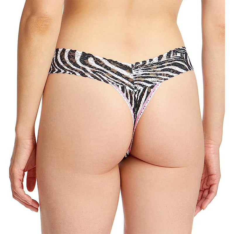 hanky panky Decades Aughts Zebra Low Rise Thong One Size
