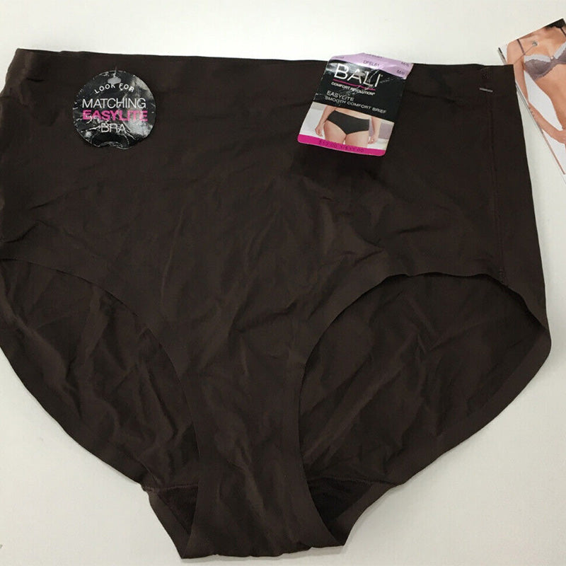 NWD Bali Women's Comfort Revolution Easylite Brief Panty Brown M