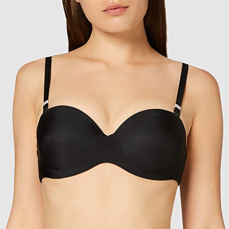 Chantelle Adult Absolute Invisible Smooth Strapless Bra Black 34DD