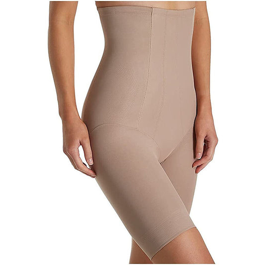 NWD Miraclesuit Women's Shape with an Edge Hi-Waist Long Leg Beige M