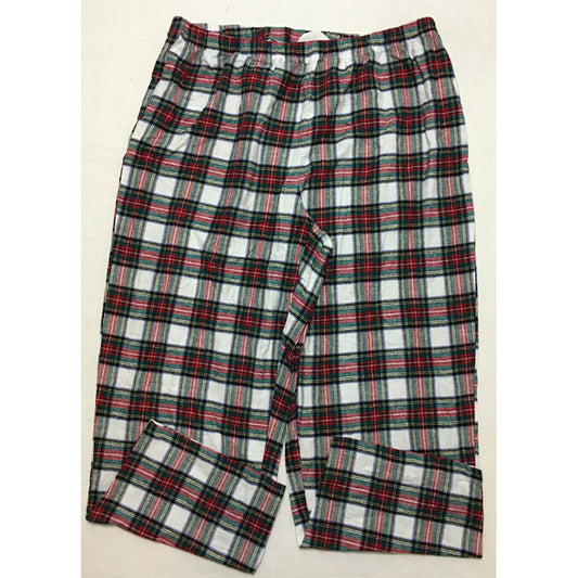 Family Pajamas Plus Size Matching Stewart Plaid Pants Multicolor 2X