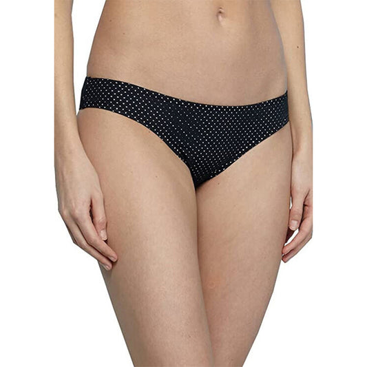 Rachel Roy Women's Laser Mesh Sporty Bikini Bottom Black M