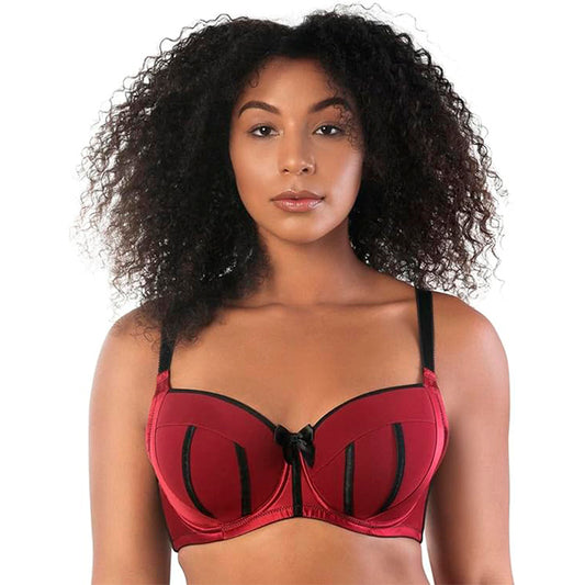 PARFAIT Charlotte Full Busted and Full Figured Sexy Padded Bra-Rio Red-36D