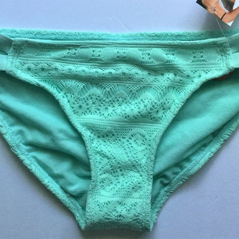 Summer Crush Big Girls Swim Bikini Botto Green 16 Junior