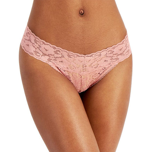 INC Lace Thong Underwear Lingerie Ash Rose S