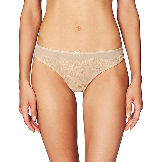 Heidi Klum Heidi  French-Cut Lace Thong Beige XL